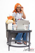 Load image into Gallery viewer, Survivor On Purpose Black Signature T-shirt