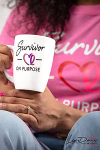 Survivor On Purpose Signature Mugs
