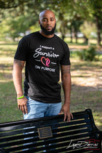 Load image into Gallery viewer, I Support A Survivor On Purpose T-shirt
