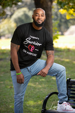 Load image into Gallery viewer, I Support A Survivor On Purpose T-shirt
