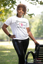 Load image into Gallery viewer, Survivor On Purpose White Signature T-shirt
