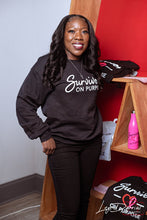 Load image into Gallery viewer, Survivor On Purpose Black Sweatshirt
